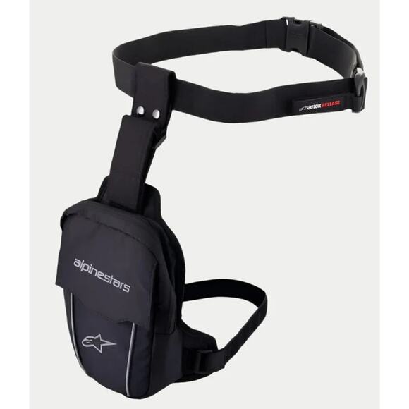 Alpinestars Access Thigh Black Biker Cycling Small Travel Bag OS NWT - Picture 1 of 9